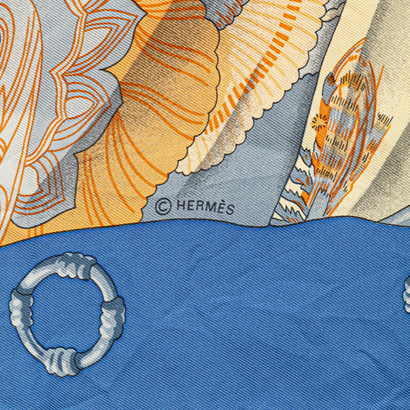 Pre-Loved Hermes Soleil de Soie Silk Scarf - Picture 5 of 6
